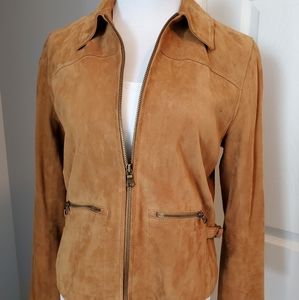 Ralph Lauren 100% Suede Fringe Jacket